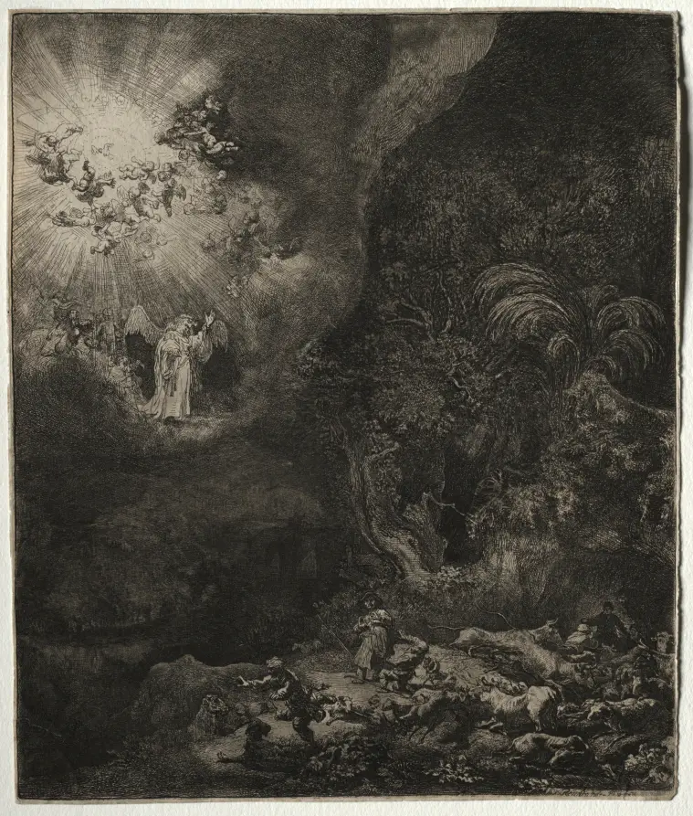 The Angel Appearing to the Shepherds