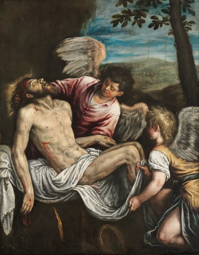 The Dead Christ with Angels