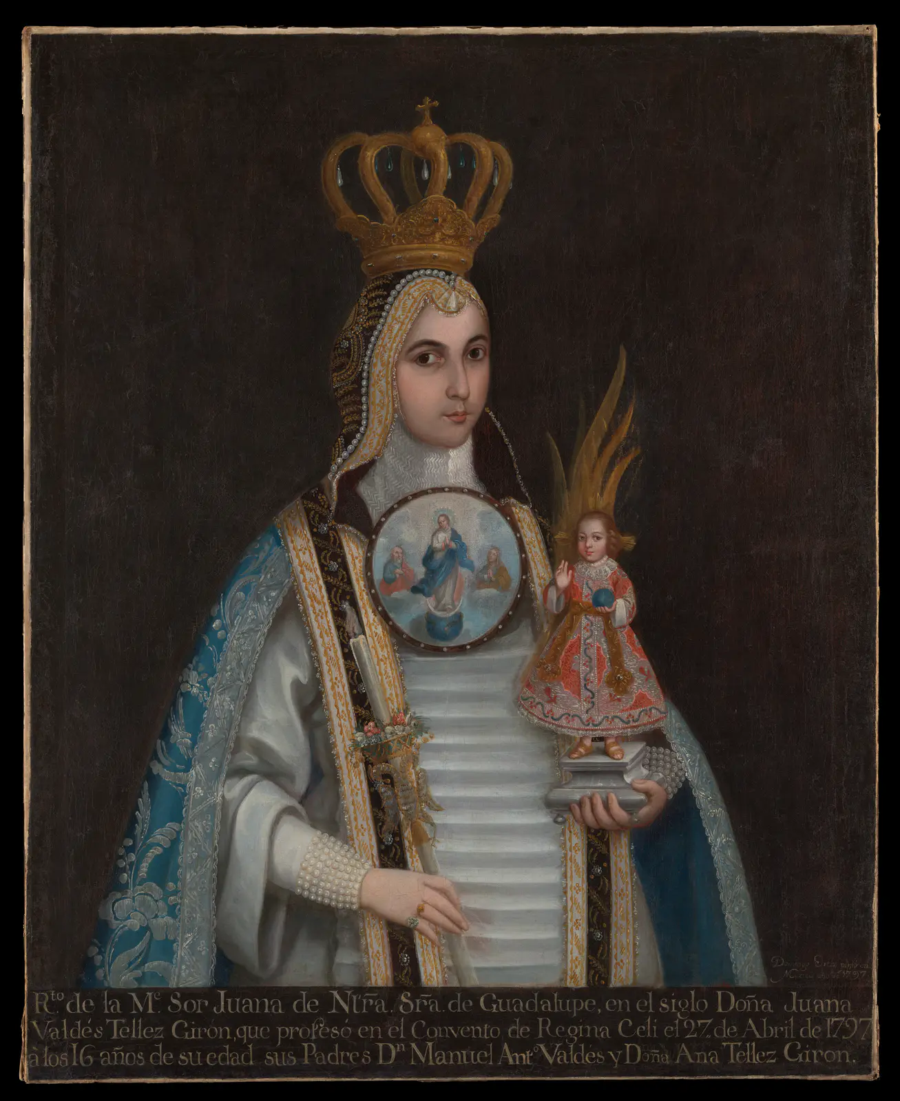 Portrait of Sor Juana de Nuestra Señora de Guadalupe